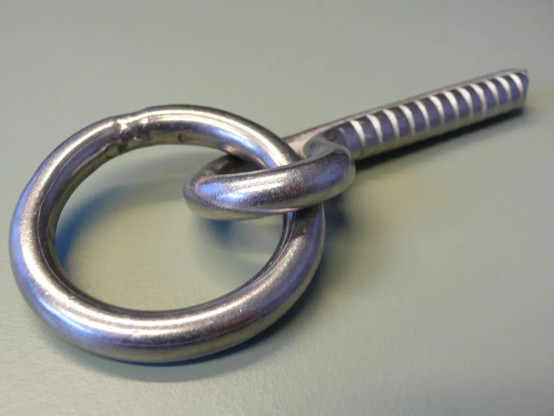 Klebehaken mit Ring